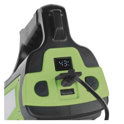 LED uppladdningsbar ficklampa LED/3,7V IP44 850 lm 8000mAh