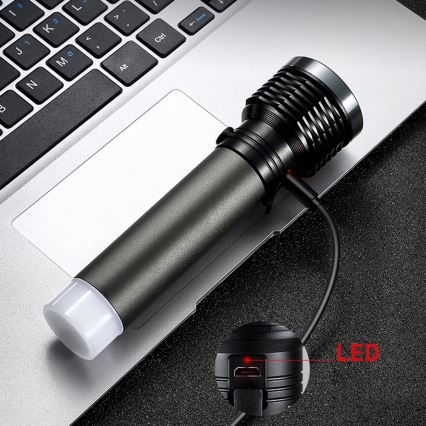 LED uppladdningsbar ficklampa LED/4,5W/3,7V 1200 mAh
