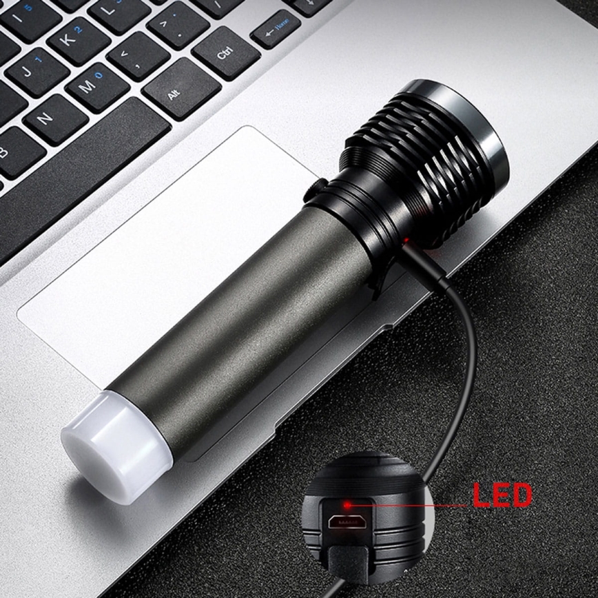 LED uppladdningsbar ficklampa LED/4,5W/3,7V 1200 mAh