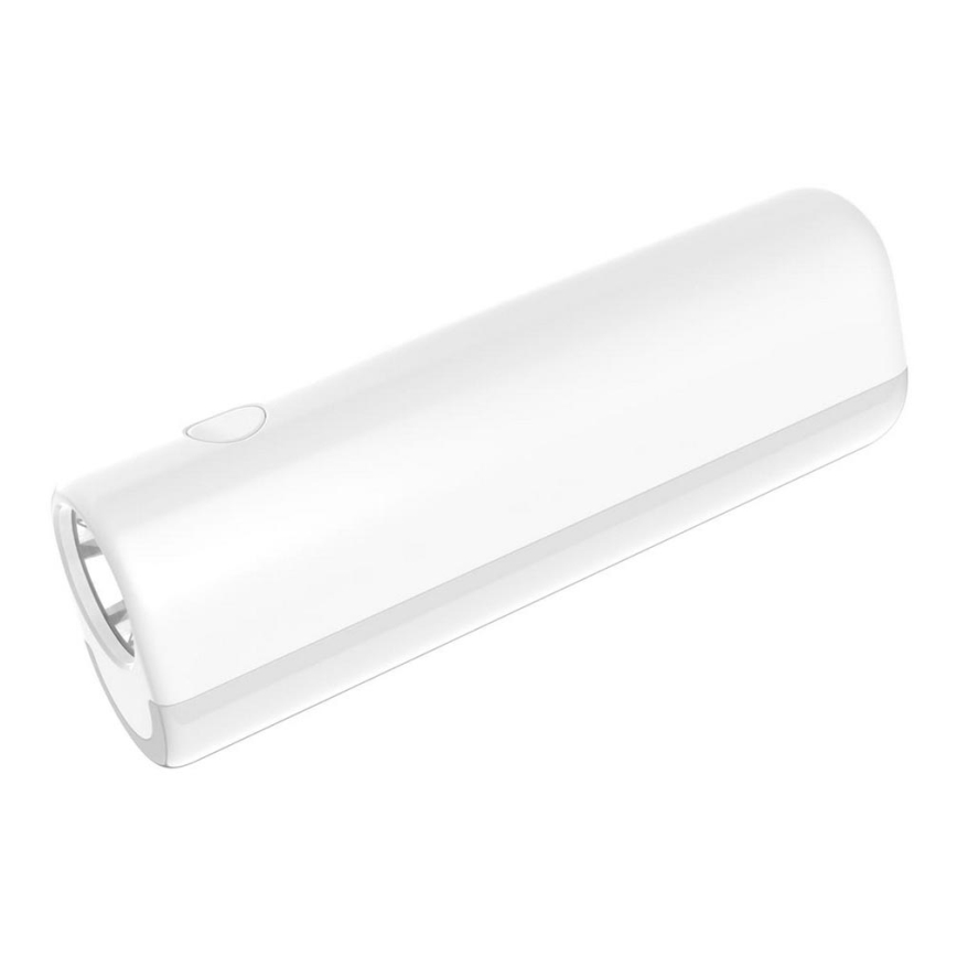 LED uppladdningsbar ficklampa LED/4,5W/3,7V 1200 mAh vit