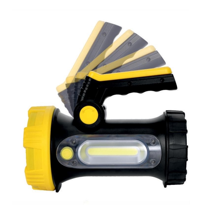 LED uppladdningsbar ficklampa LED/5W/4000mAh + LED/3W