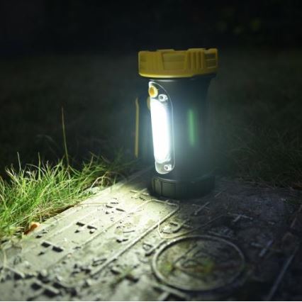 LED uppladdningsbar ficklampa LED/5W/4000mAh + LED/3W