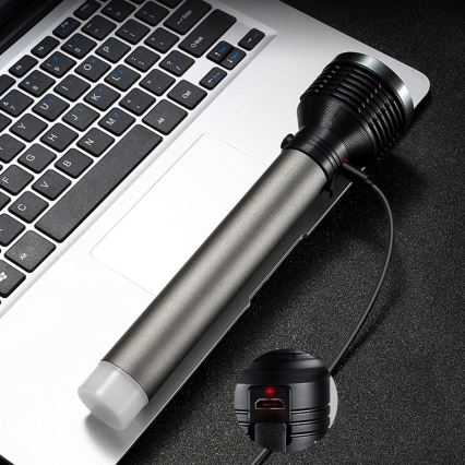 LED uppladdningsbar ficklampa LED/6,5W/3,7V 2400 mAh