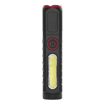 LED uppladdningsbar ficklampa LED/USB/3,7V 120 lm 400 mAh