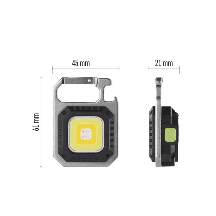 LED uppladdningsbar ficklampa LED/USB/3,7V 750 lm 500 mAh