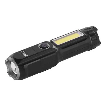 LED uppladdningsbar ficklampa LED/USB/3,7V IP44 150 lm 1200mAh