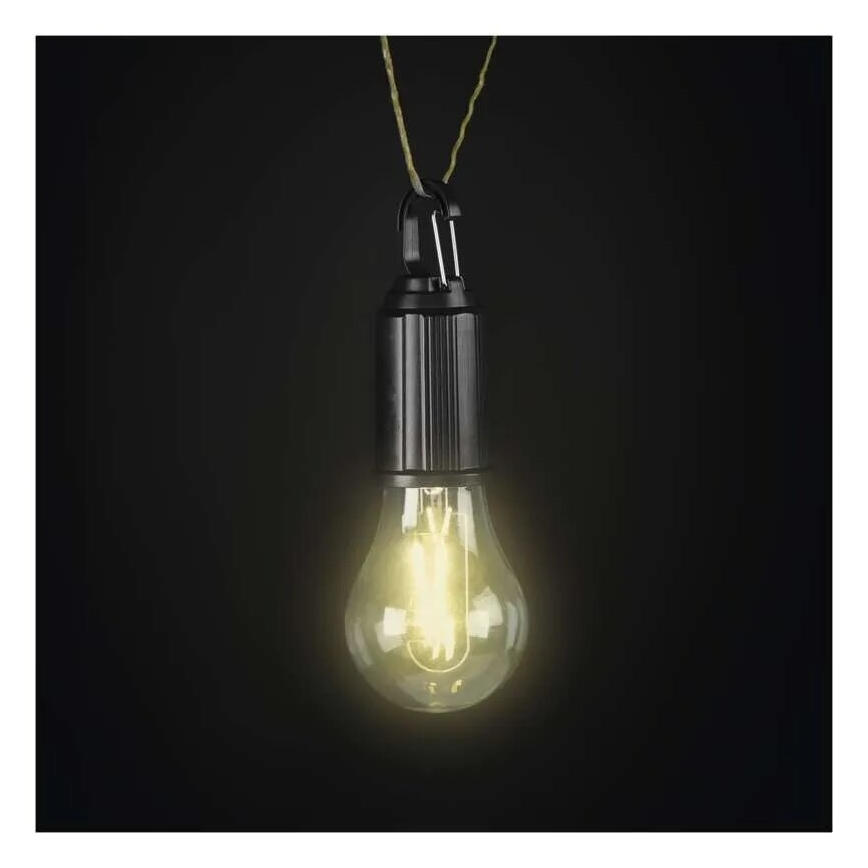 LED uppladdningsbar ficklampa LED/USB IP44 90 lm 400mAh
