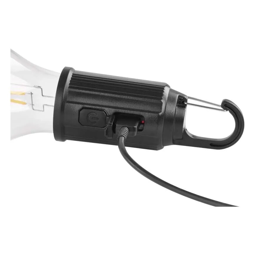 LED uppladdningsbar ficklampa LED/USB IP44 90 lm 400mAh