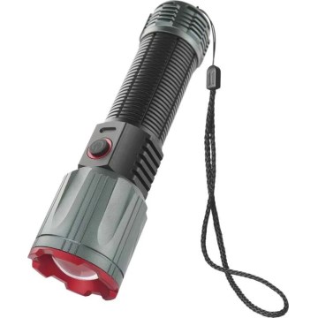 LED uppladdningsbar metall ficklampa LED/5V 3000 glansig 5000 mAh IP43