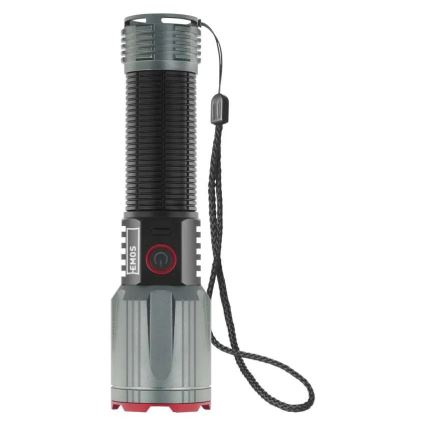 LED uppladdningsbar metall ficklampa LED/5V 3000 glansig 5000 mAh IP43