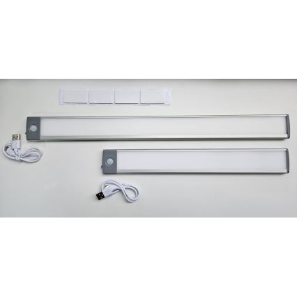 LED Uppladdningsbar möbelbelysning med sensor LED/3,5W/5V USB 800 mAh 4200K 46 cm
