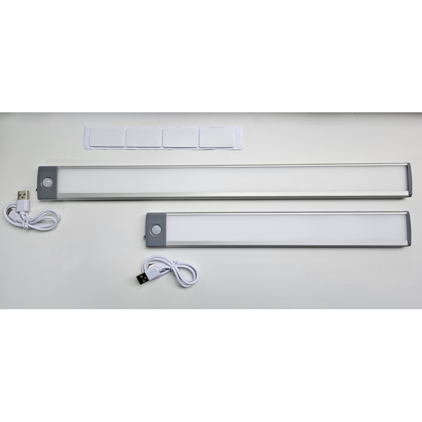 LED Uppladdningsbar möbelbelysning med sensor LED/3,5W/5V USB 800 mAh 4200K 46 cm