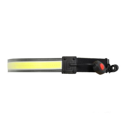 LED-uppladdningsbar pannlampa 2x LED/5V, 180 lm, 900 mAh, svart