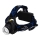 LED uppladdningsbar pannlampa LED/6W/7,4V 5600 mAh IP44 svart/blå