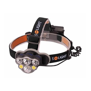 LED uppladdningsbar pannlampa LED/USB 2200mAh IP44