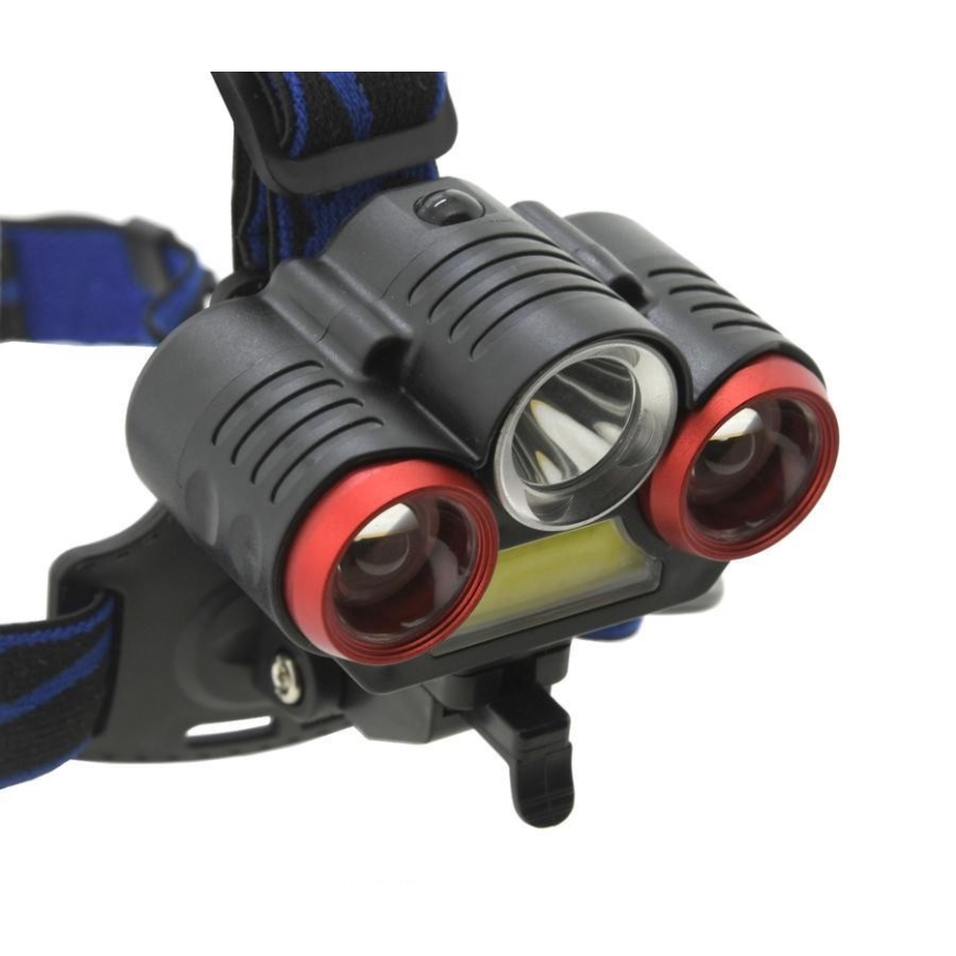 LED uppladdningsbar pannlampa LED/USB 670lm 3000 mAh