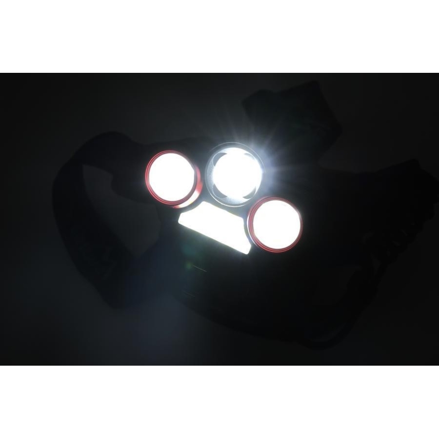 LED uppladdningsbar pannlampa LED/USB 670lm