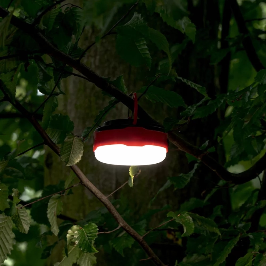 LED Ljusreglerad uppladdningsbar solcell ficklampa med strömbanksfunktion LED/3W/5V 3000/4000/6500K IPX6 500 glansig 2000 mAh