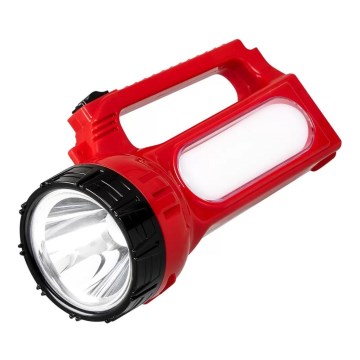 LED Uppladdningsbar solcell ficklampa LED/7W/230V 400 glansig 3200 mAh