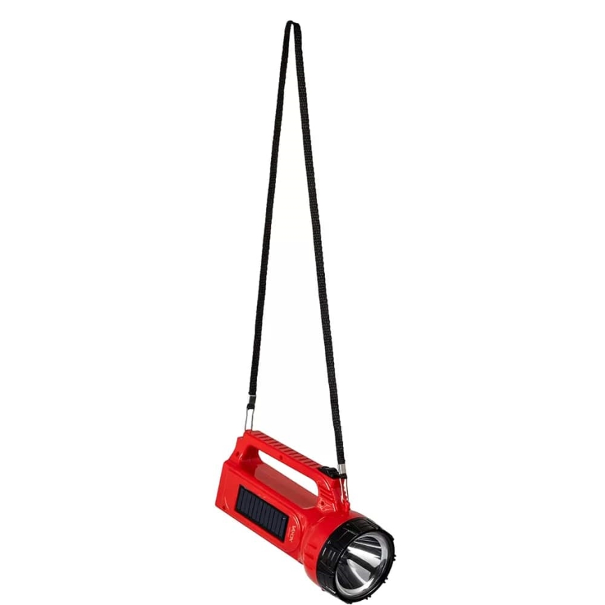 LED Uppladdningsbar solcell ficklampa LED/7W/230V 400 glansig 3200 mAh