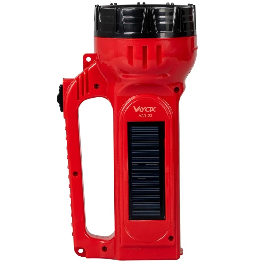 LED Uppladdningsbar solcell ficklampa LED/7W/230V 400 glansig 3200 mAh
