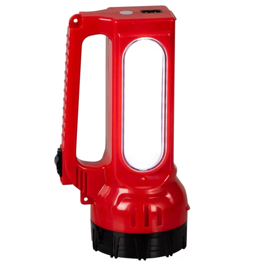 LED Uppladdningsbar solcell ficklampa LED/7W/230V 400 glansig 3200 mAh