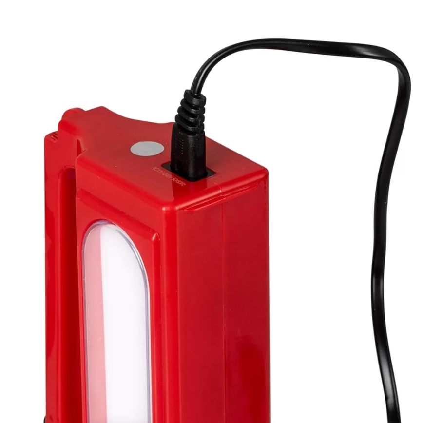 LED Uppladdningsbar solcell ficklampa LED/7W/230V 400 glansig 3200 mAh