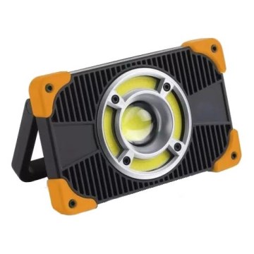 LED-uppladdningsbar strålkastare med högtalare LED/10W/5V USB 6500K IP44 2000 mAh
