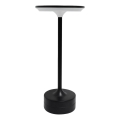 LED Uppladdningsbar touchstyrd bordslampa TAVOLO LED/2,5W/5V 2400 mAh 3000-6000K svart