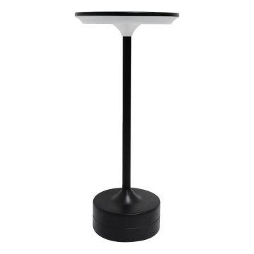 LED Uppladdningsbar touchstyrd bordslampa TAVOLO LED/2,5W/5V 2400 mAh 3000-6000K svart