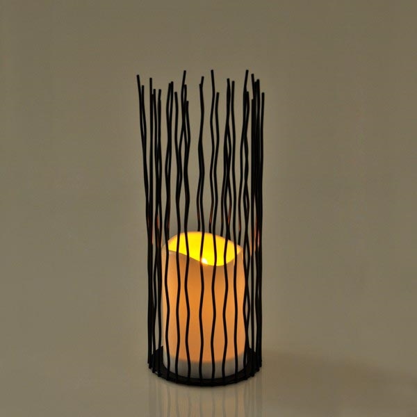 LED Utomhus dekorationslampa NYBORG LED/2xAA 35 cm IP44 varmvit