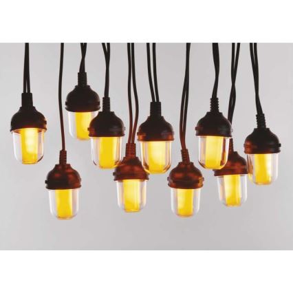 LED Utomhus  dekorativ kedja 100xLED/9,5m IP44