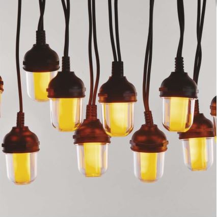 LED Utomhus  dekorativ kedja 100xLED/9,5m IP44