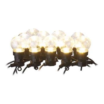 LED Utomhus  dekorativ kedja 10xLED/10m IP44 transparent 