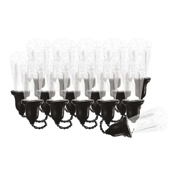 LED Utomhus  dekorativ kedja 16xLED 8,6m IP44 kall vit 