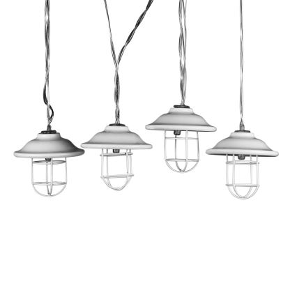 LED Utomhus dekorativbelysninging LOFT 10xLED/2xAA
