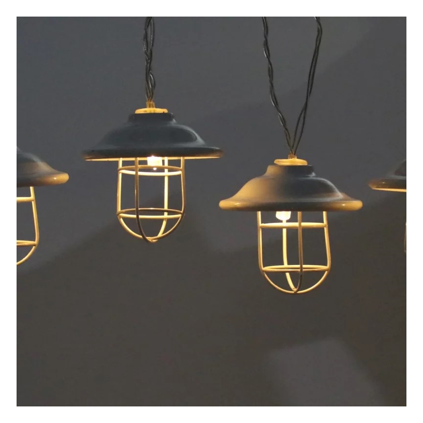 LED Utomhus dekorativbelysninging LOFT 10xLED/2xAA