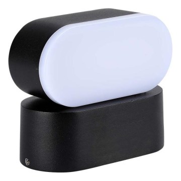 LED Utomhus flexibel vägglampa LED/5W/230V 3000K IP65 svart