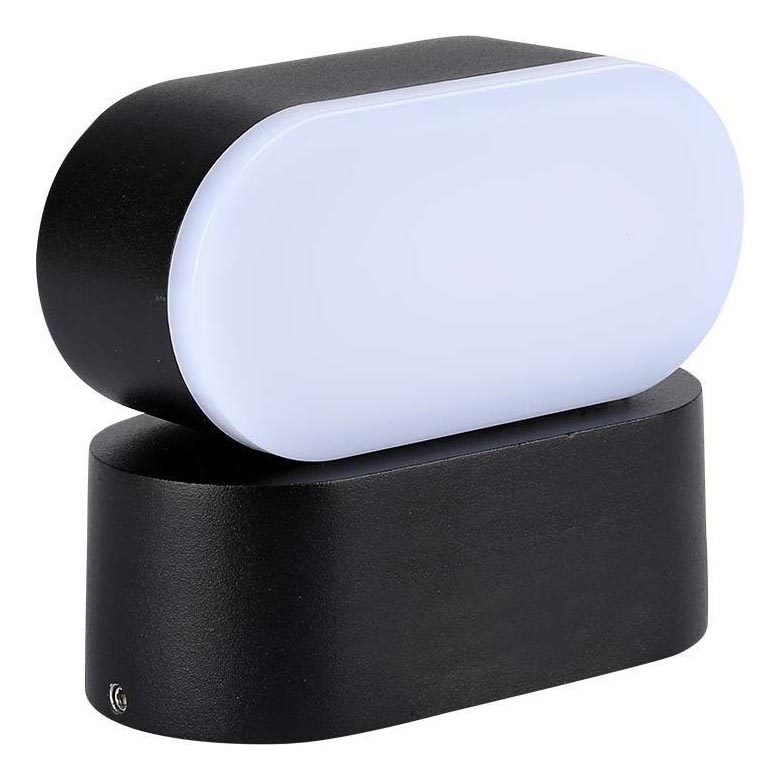 LED Utomhus flexibel vägglampa LED/5W/230V 3000K IP65 svart