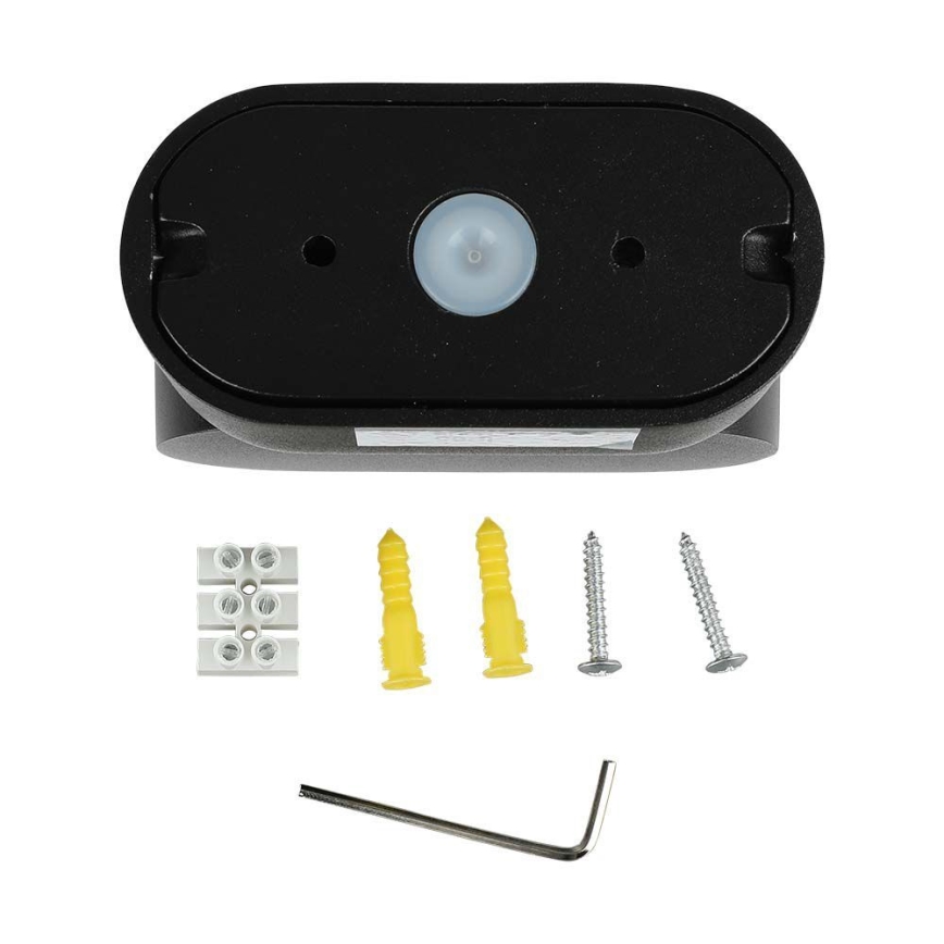 LED Utomhus flexibel vägglampa LED/5W/230V 3000K IP65 svart