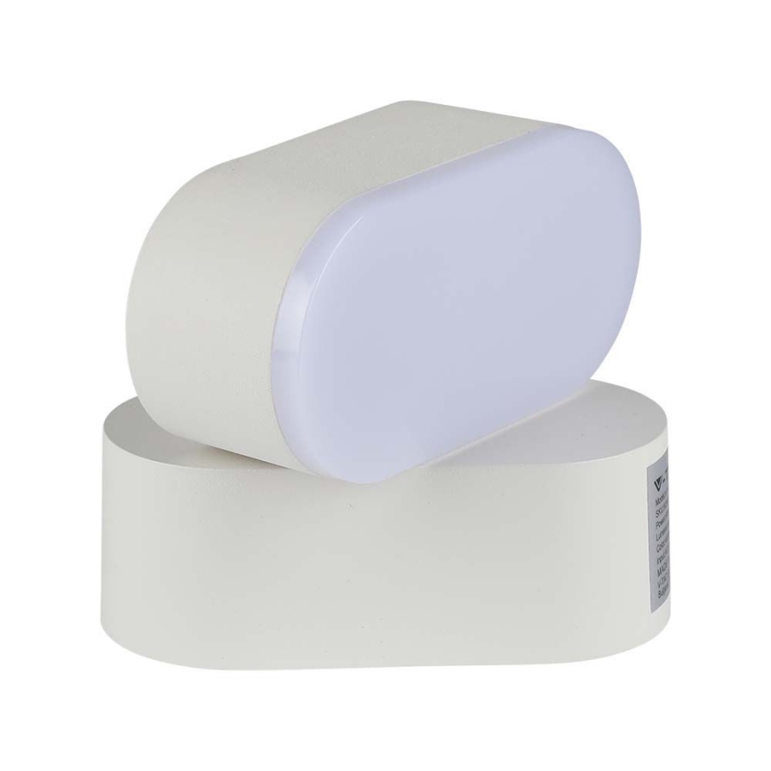 LED Utomhus flexibel vägglampa LED/5W/230V 3000K IP65 vit