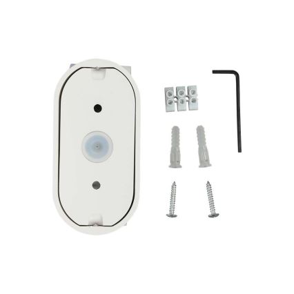 LED Utomhus flexibel vägglampa LED/5W/230V 4000K IP65 vit