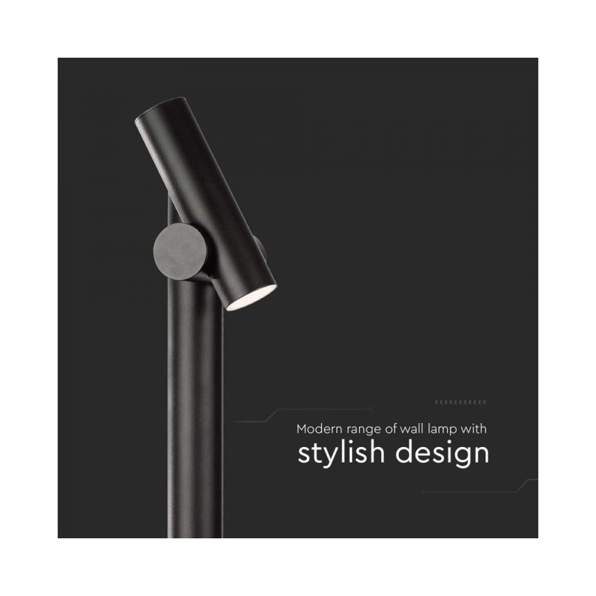 LED Utomhus flexible lampa LED/4W/230V 4000K IP44 100 cm svart