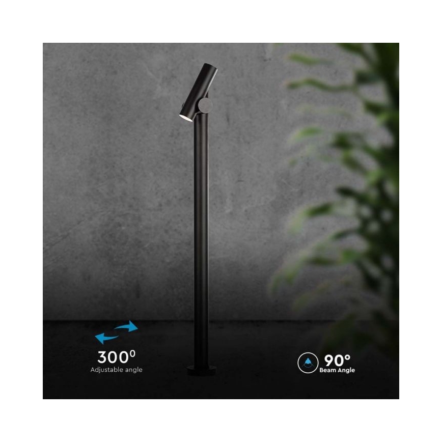 LED Utomhus flexible lampa LED/4W/230V 4000K IP44 100 cm svart