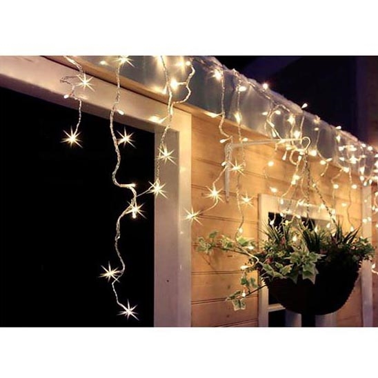 LED Utomhus Jul ljusgarding 360xLED/8 funktioner 15m IP44 varm vit