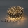 LED Utomhus julbelysning 400xLED/7 funktioner 11m IP44 varmvit