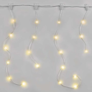 LED Utomhus julbelysning 54xLED/8 funktioner 6,7x0,7m IP44 varmvit