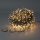 LED Utomhus julbelysning 700xLED/7 funktioner 17m IP44 varmvit