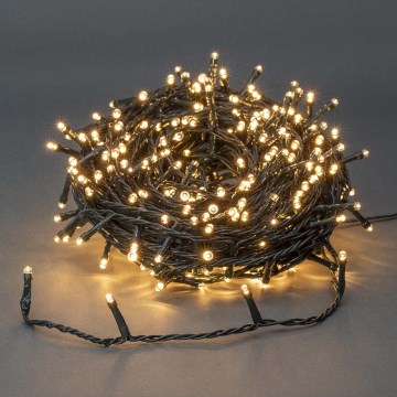 LED Utomhus julbelysning 720xLED/7 funktioner 57m IP44 varmvit
