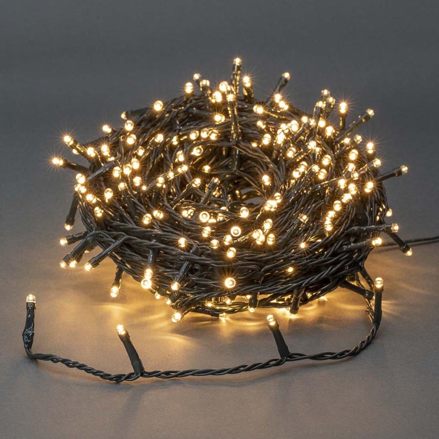 LED Utomhus julbelysning 720xLED/7 funktioner 57m IP44 varmvit